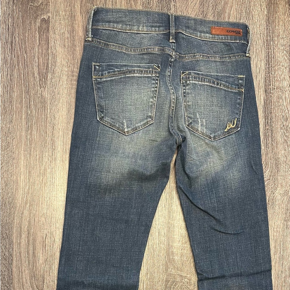 Express Mid Rise Skinny Jeans - Picture 3 of 3